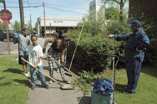 Cleanup volunteers