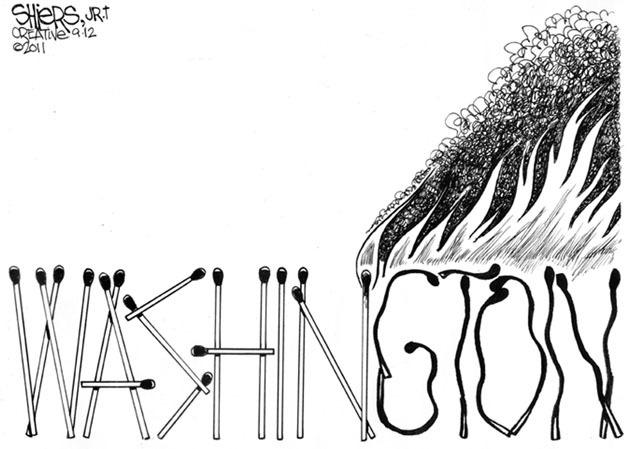 Editorial cartoon  by Frank Shiers