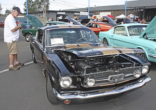 A 1965 GT Fastback Mustang caught the eye of many onlookers.