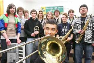 Members of the award-winning Kentridge Jazz Band include trombone soloist Nachi Shamaprasad