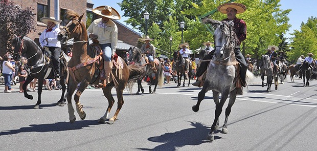 Spanish riders and horses were part of last year's Kent Cornucopia Days Parade. The festival returns this week to the streets of Kent.