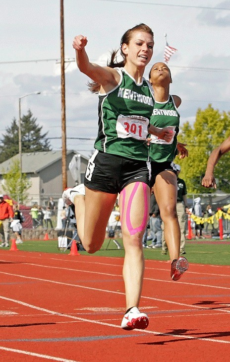 Kentwood High’s Holly DeHart won two individual state titles and added two more after running a leg on a pair of relay teams. DeHart’s big finish helped the Conquerors cruise to the Class 4A state team title.