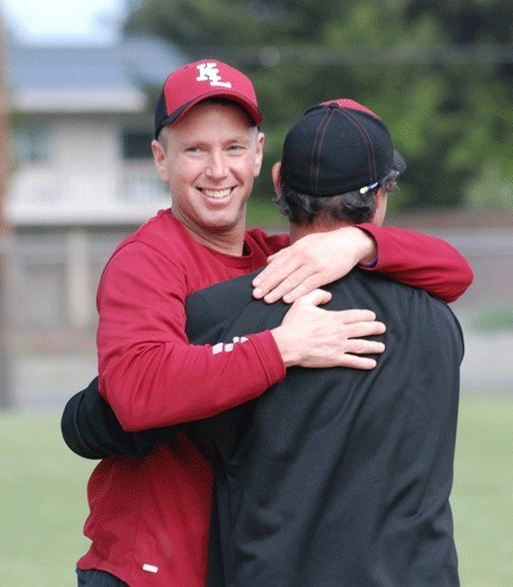 Kentlake fastpitch coach Greg Kaas guided the Falcons back to the state tournament this spring. In nine seasons at the helm of the Kentlake program