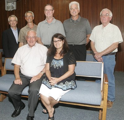 Transportation Master Plan Citizen Committee back row from left
