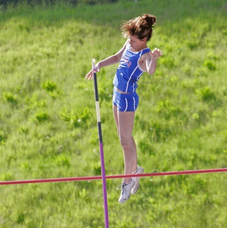 Kent-Meridian's Kelsey Bueno is among a small handful of legitimate challengers to the Class 4A state title this weekend in the pole vault.