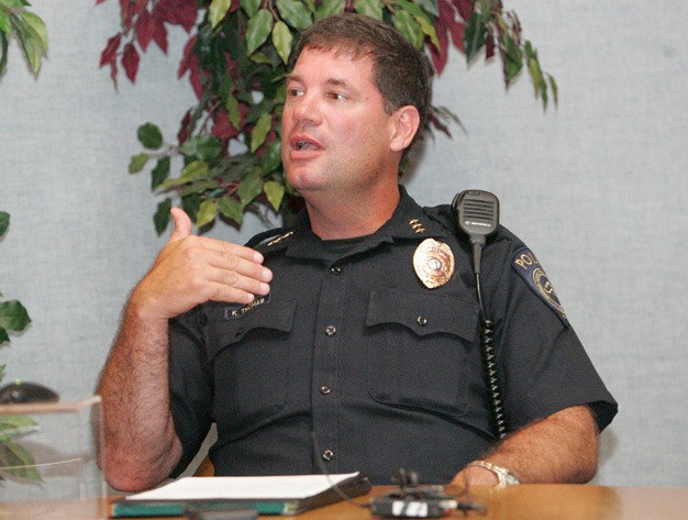 Kent Police Chief Ken Thomas will help host a community meeting at 7 p.m. Aug. 30 at the Kent Parks Community Center at the Kent Phoenix Academy.