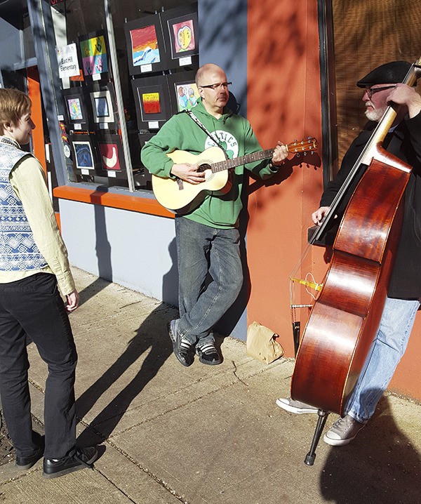 Musicians perform during Kent Downtown Partnership's Third Thursday in March. This month's art walk is set for April 21.