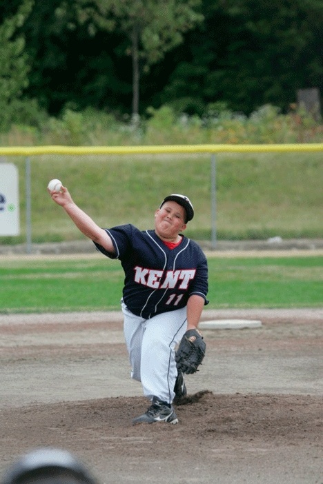 Ryan Anderton helped pitch Kent's 9-10 All-Stars to the district title. Anderton and the Kent team will look to continue the winning ways on Saturday (July 11) at the state tournament.