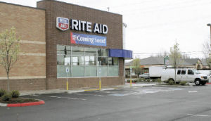 The building for a new Rite Aid on the corner of West Meeker and Washington Avenue sits empty for now.