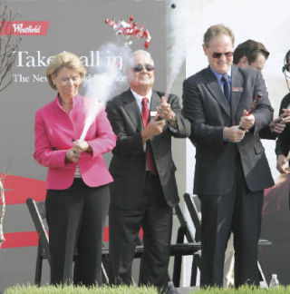 Westfield Southcenter celebrated the grand opening of its renovated and expanded mall on Friday.  At left