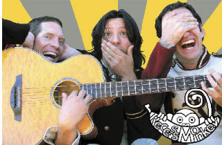 The all-teacher band Recess Monkey will give a free concert noon Aug. 6 in Town Square Park