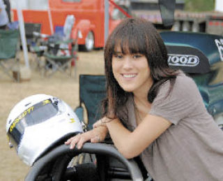 Drag racer Jeannine Johnson will bring her new Super Pro alcohol dragster to the Kent car show this Saturday.