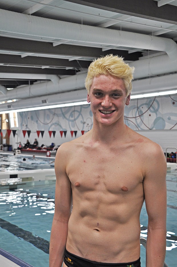 Kentridge junior Jake Davies has qualified in four events for the Class 4A state swim meet on Feb.  19-20. heidi sanders