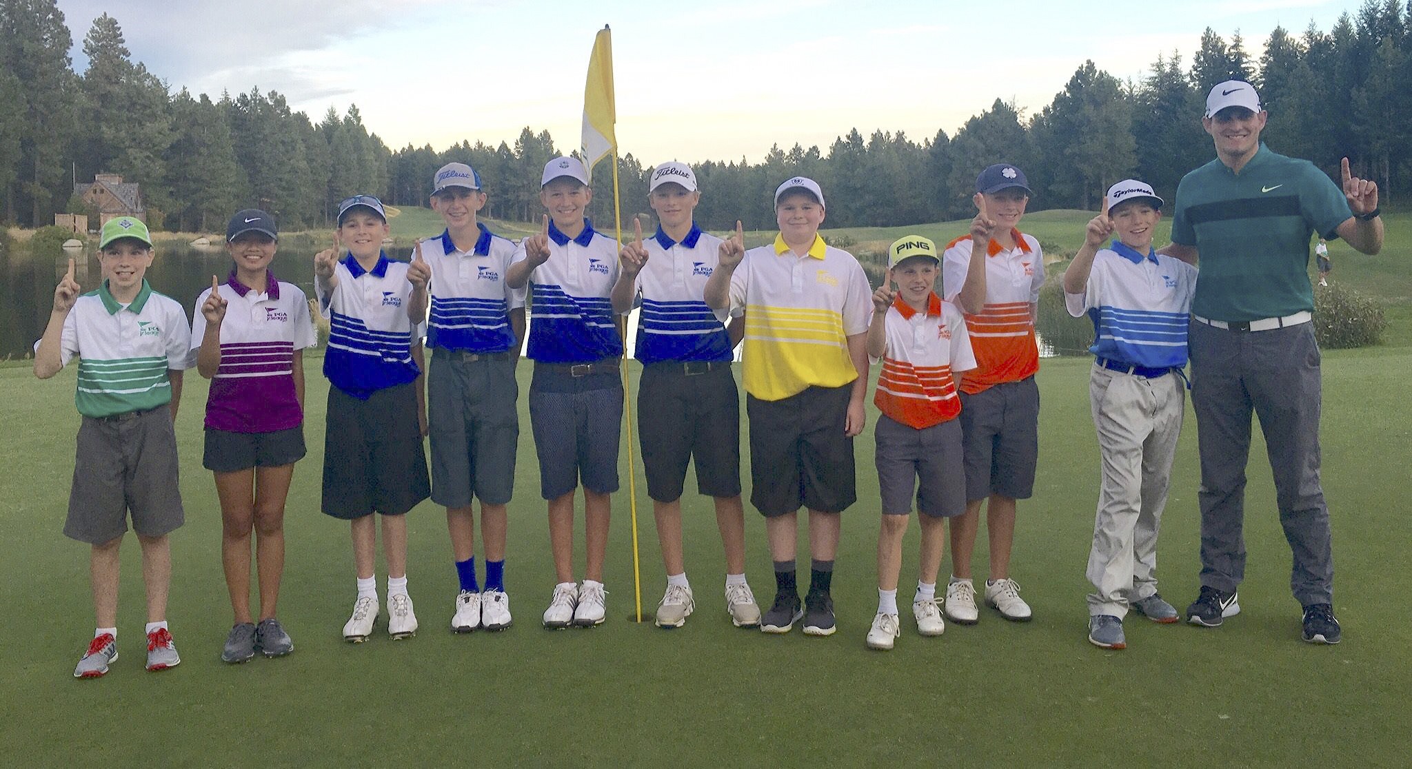 The East Hill and Sammamish All-Stars took third place in the PGA Junior League Golf Western Regional tournament.
