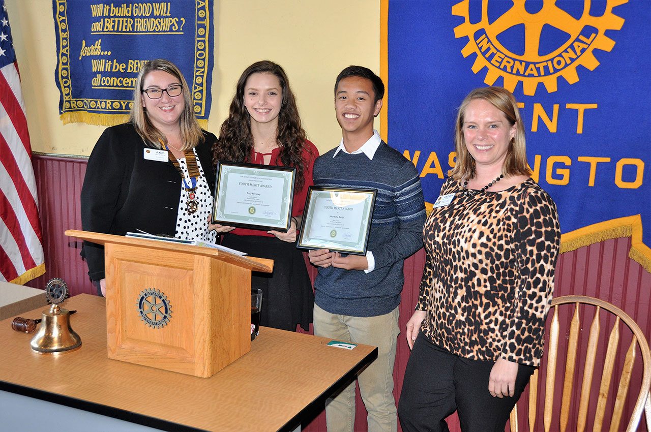 Rotary Club recognizes Students of the Month from Kentwood