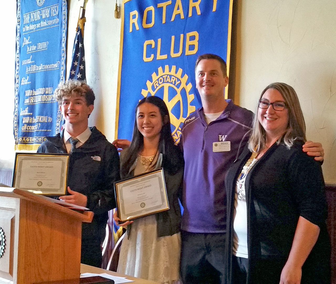 Rotary Club honors Students of the Month from Kentridge