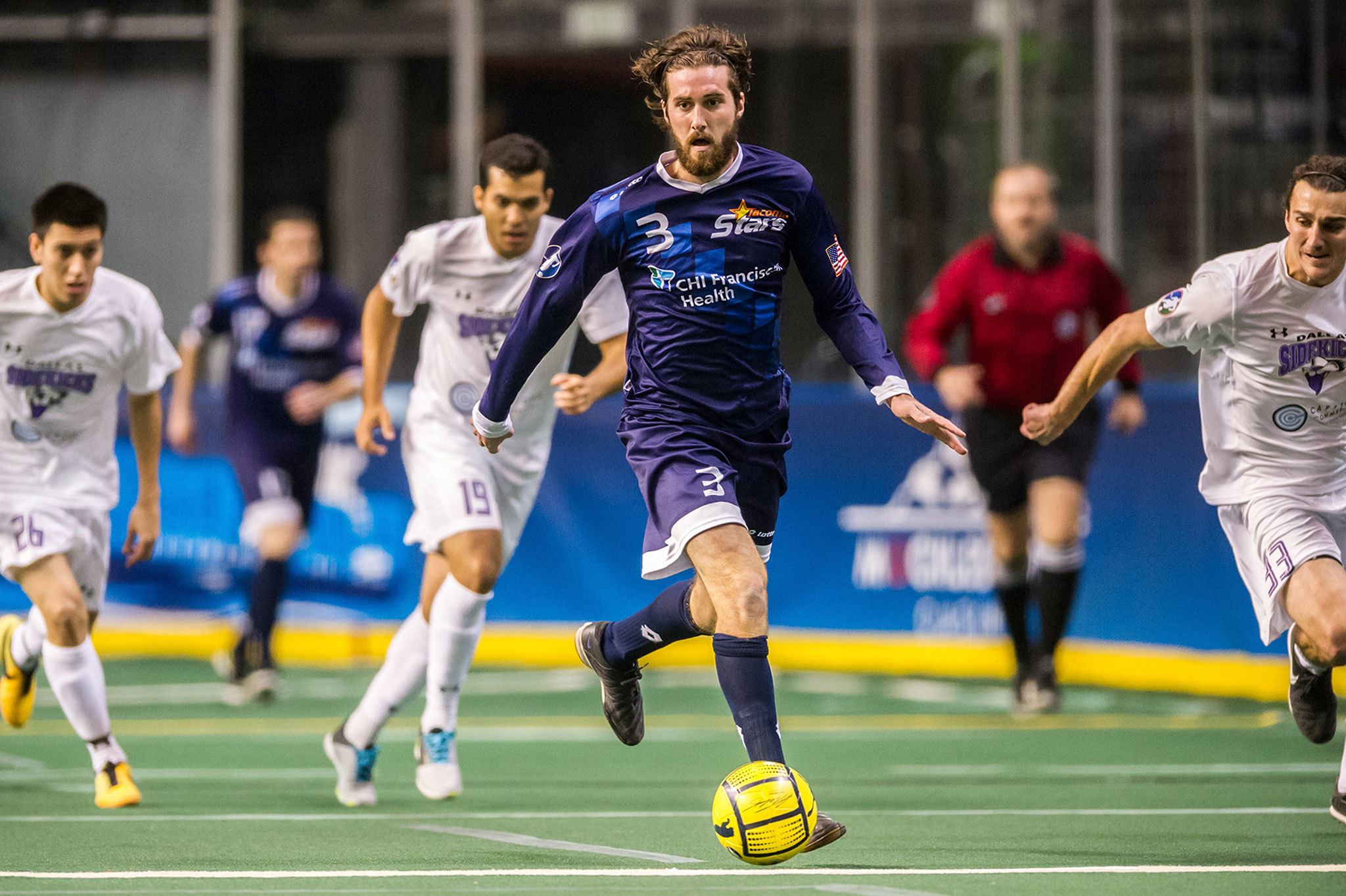 Cory Keitz led a stout defensive effort in the Stars’ weekend sweep of Dallas and St. Louis. COURTESY PHOTO, Wilson Tsoi/Tacoma Stars