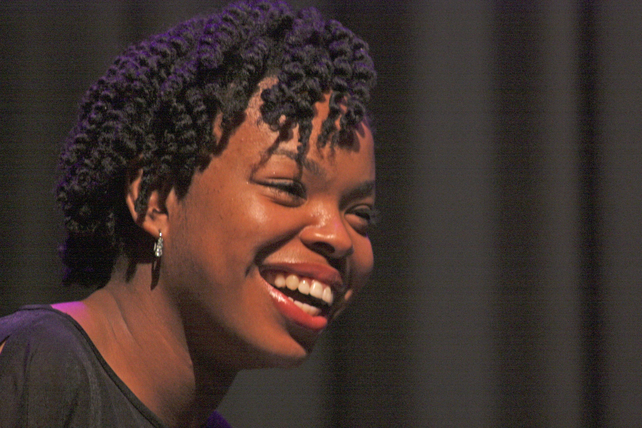 Dalamari Holman, 16, a Kent-Meridian High School sophomore, took the Kent Has Talent grand prize for reading her inspirational poem, “The Typical Black Girl.” MARK KLAAS, Kent Reporter