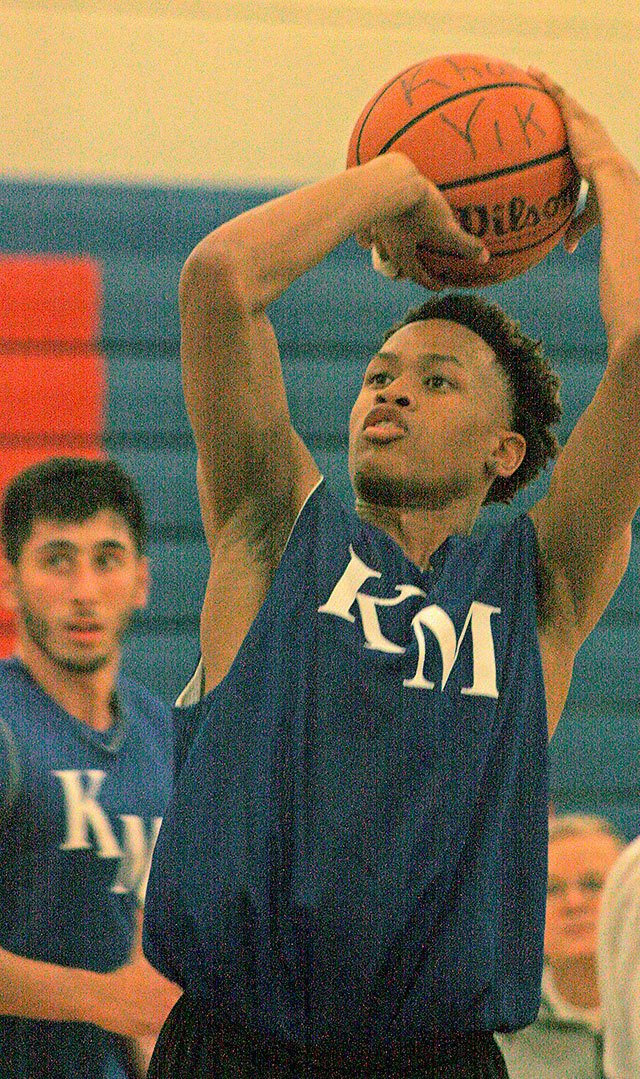 Mahlik Hall, a 6-foot-1 junior guard, will help direct the floor show for the Royals this season. MARK KLAAS, Kent Reporter