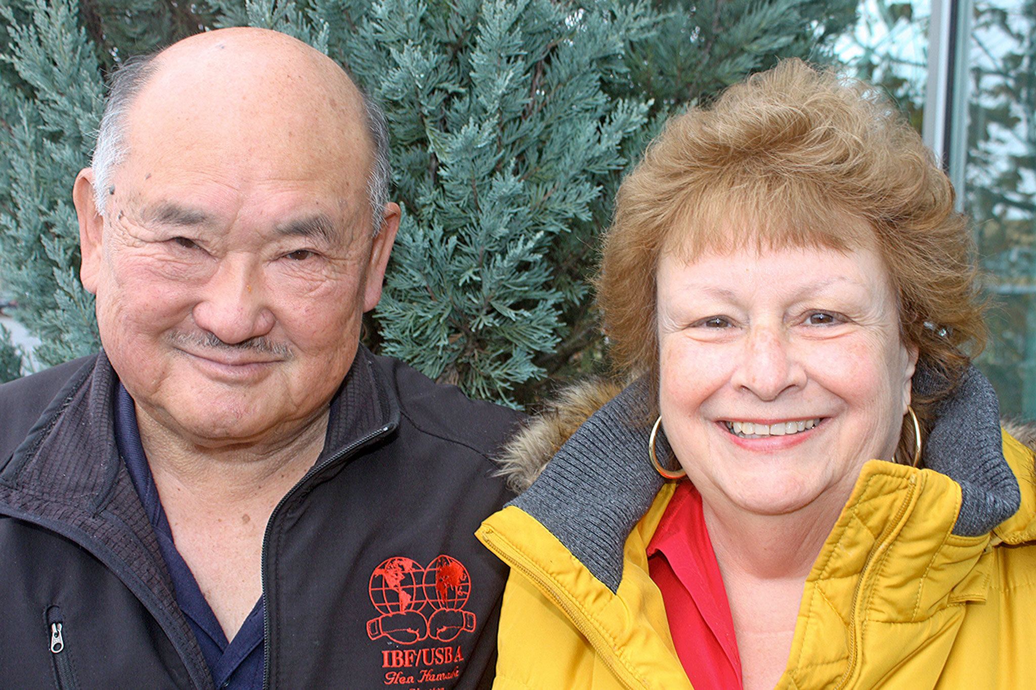 Power couple: Glen and Leslie Hamada help keep kids off the streets and active through the Kent East Hill Boxing Club, which they established five years ago with grants and donations. MARK KLAAS, Kent Reporter