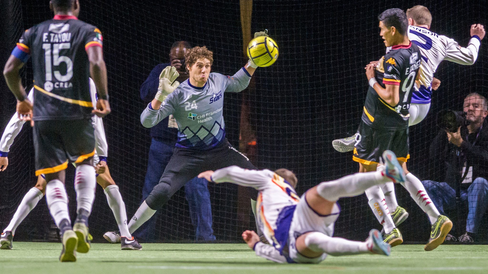 Danny Waltman has shined in goal for the Stars, posting 48 saves during three wins in November. COURTESY PHOTO, Wilson Tsoi/Tacoma Stars