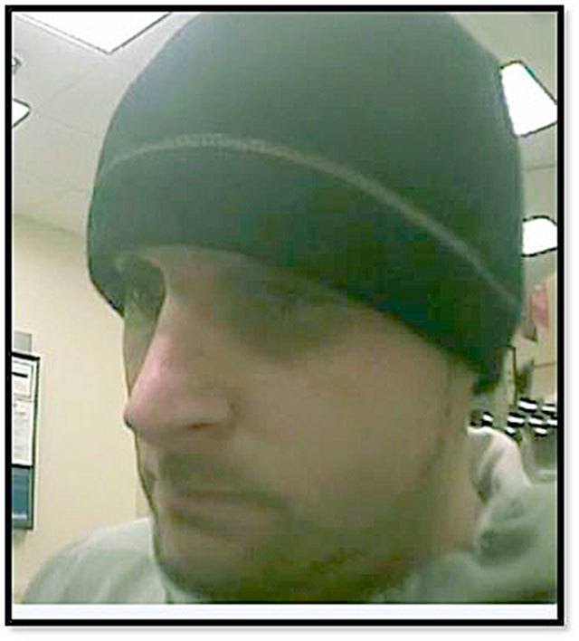 Kent Police are seeking the identity of this man in connection with a Dec. 3 bank robbery.