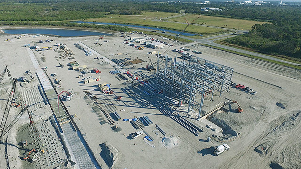 Kent’s Blue Origin starts construction in Florida on rocket factory