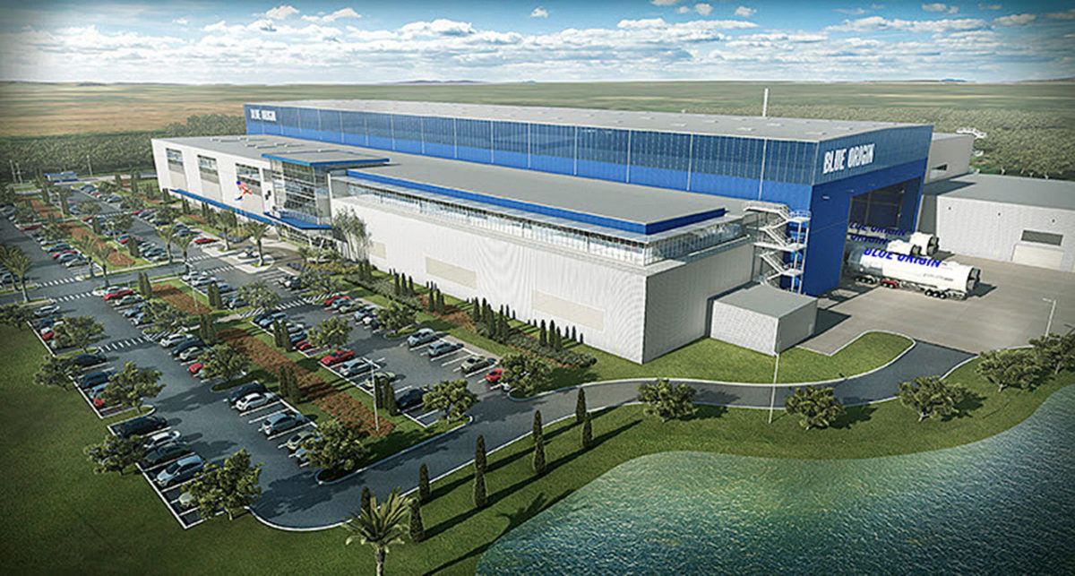 Kent’s Blue Origin starts construction in Florida on rocket factory