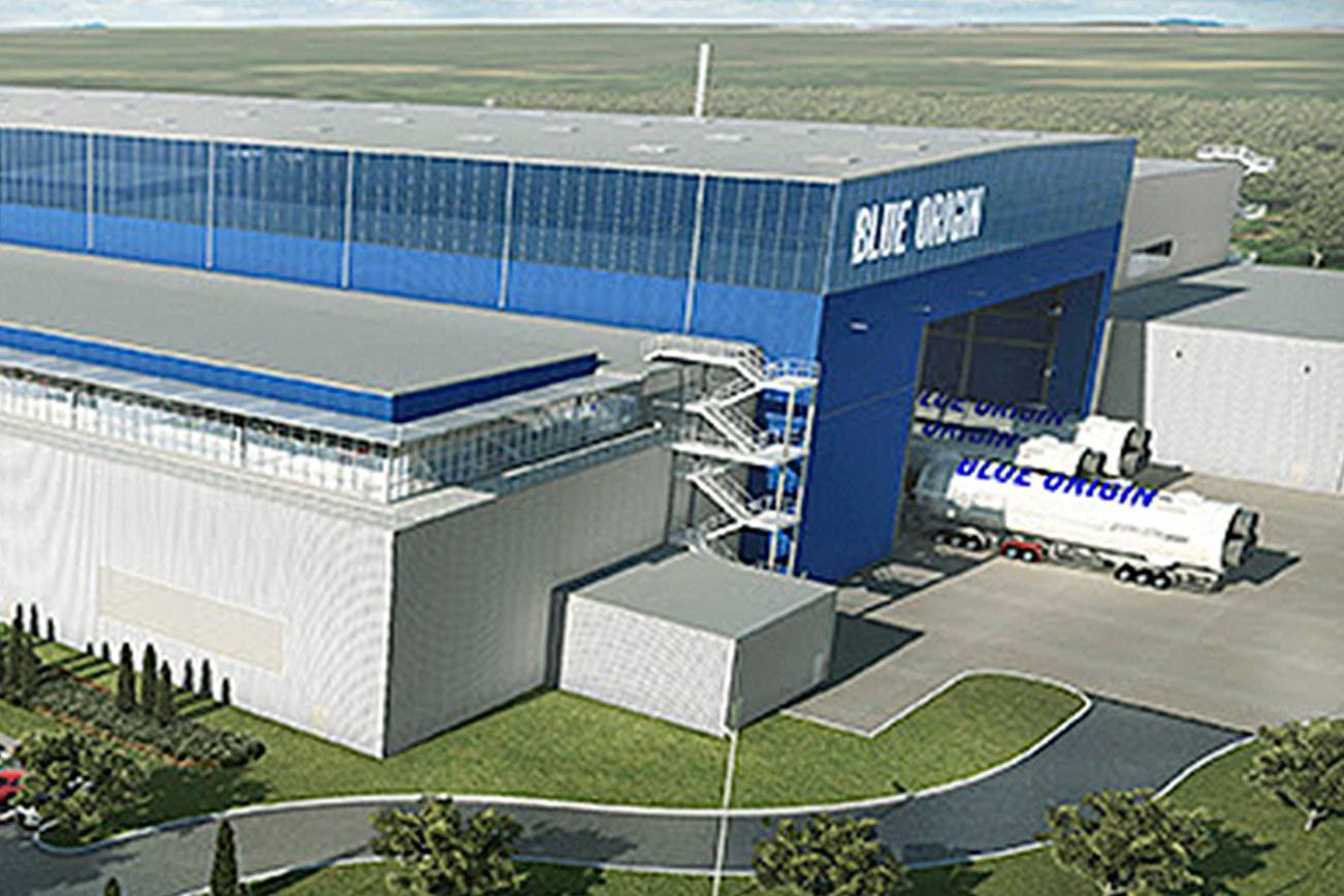 Kent’s Blue Origin starts construction in Florida on rocket factory