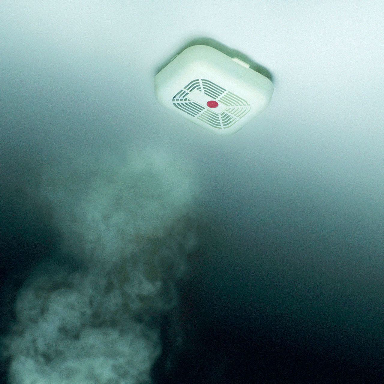 Be sure smoke alarms are working properly by testing them annually.