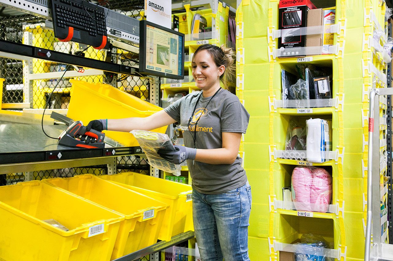 Kent’s Amazon center ships more than one million items in one day