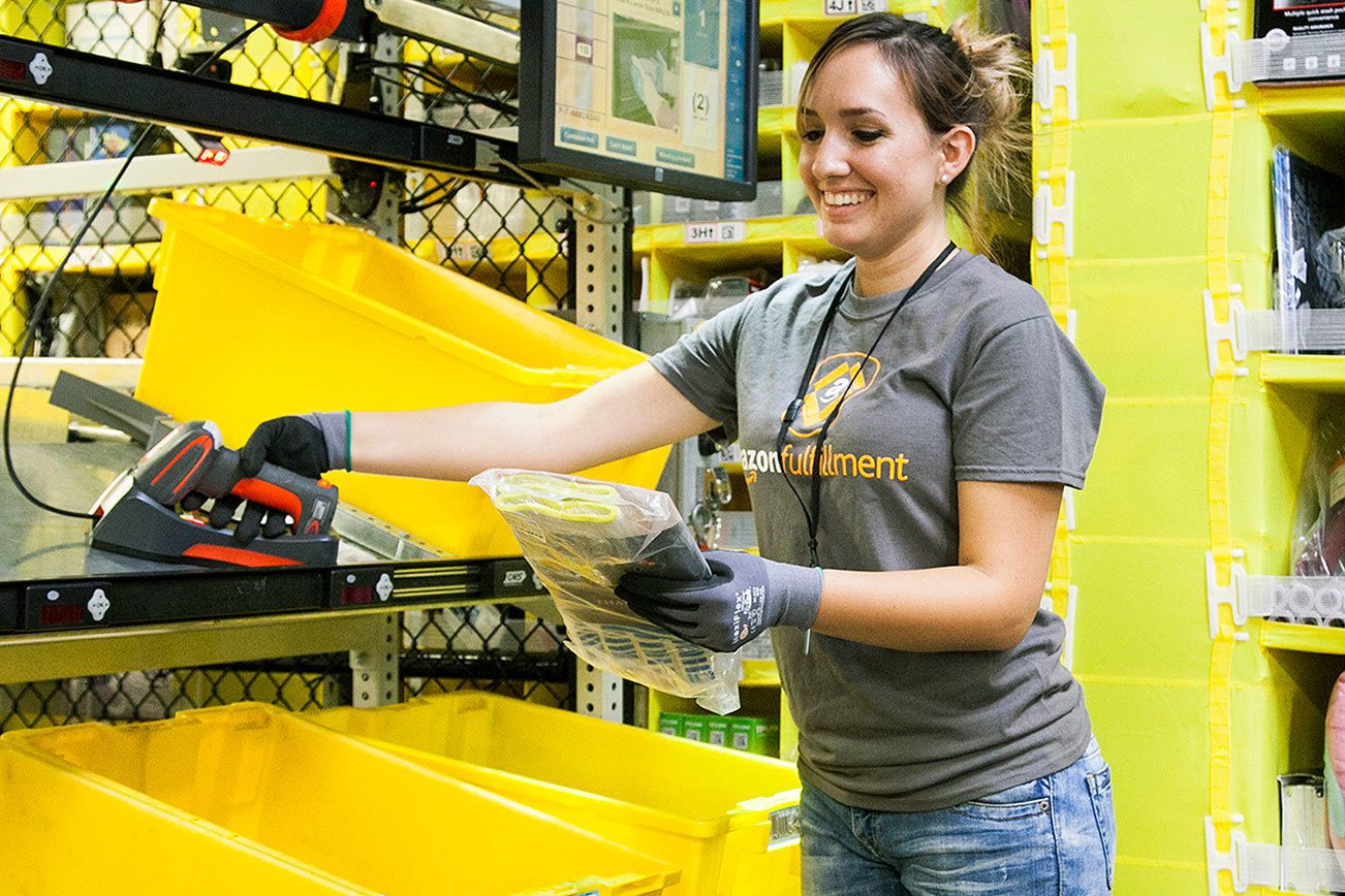 Kent’s Amazon center ships more than one million items in one day