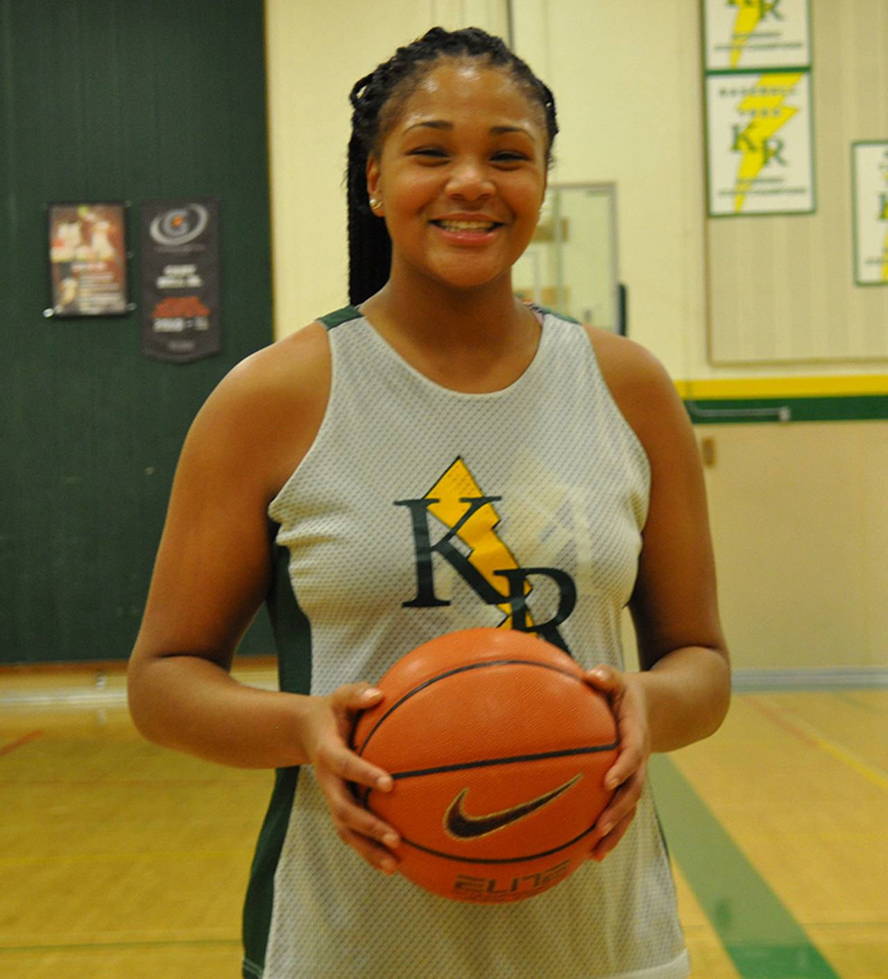 JaQuaya Miller, a Kentridge High School sophomore, on Friday was named the 4A North Puget Sound League Cascade Division MVP for girls basketball. HEIDI SANDERS, Kent Reporter