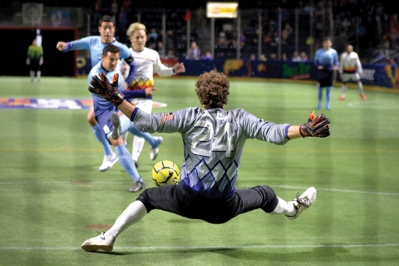 Danny Waltman has been solid in goal for the Stars this season. COURTESY PHOTO, Kayla Kliphardt/Tacoma Stars