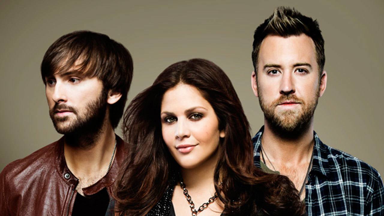 Lady Antebellum is composed of Hillary Scott (lead and background vocals), Charles Kelley (lead and background vocals, guitar), right, and Dave Haywood (background vocals, guitar, piano, mandolin), left. COURTESY PHOTO
