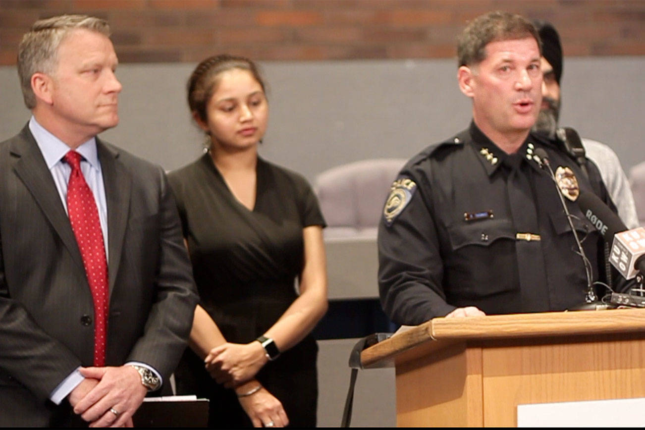 Kent Police Chief Ken Thomas and FBI special agent release latest information on alleged hate crime | Press Conference Video