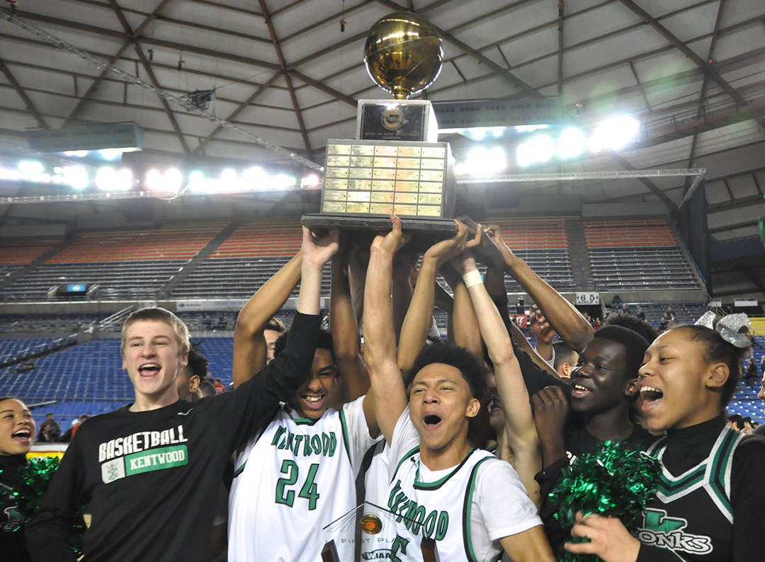 Kentwood boys conquer No. 1 Union for 4A hoops title | PHOTOS