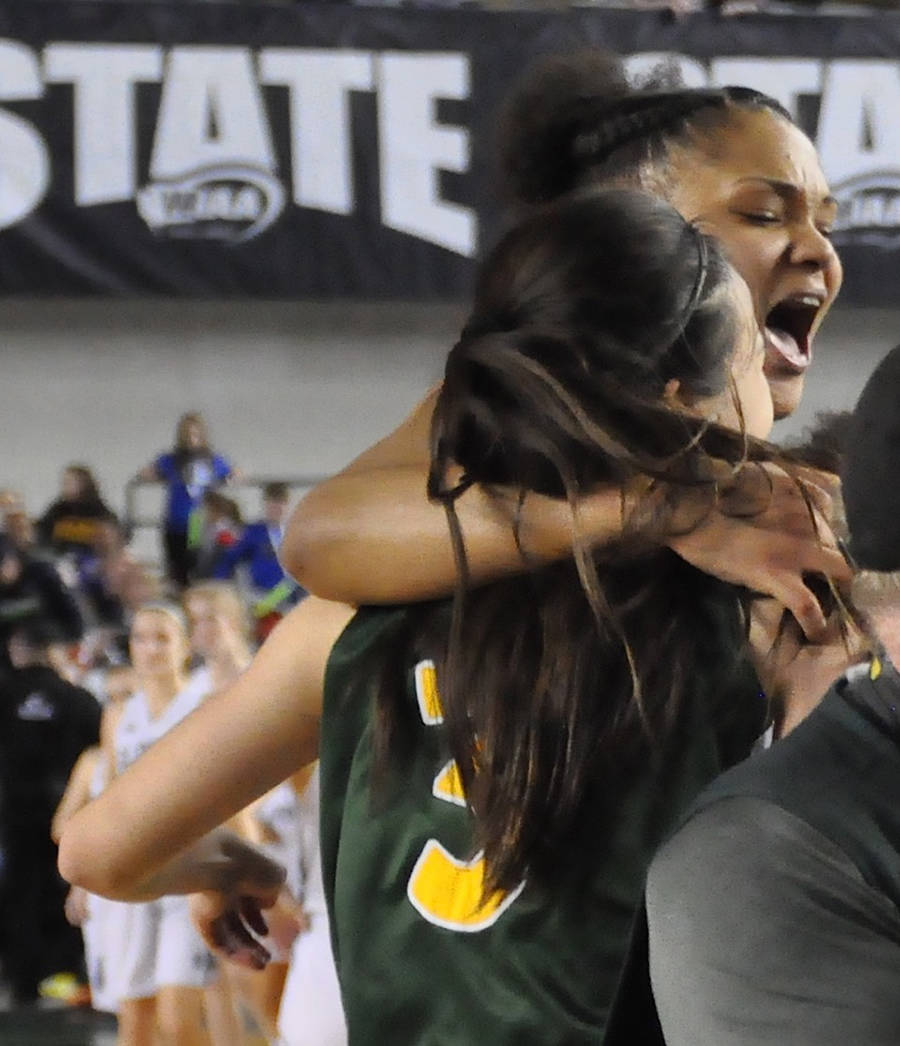 Kentridge girls win program’s first 4A state basketball crown | PHOTOS