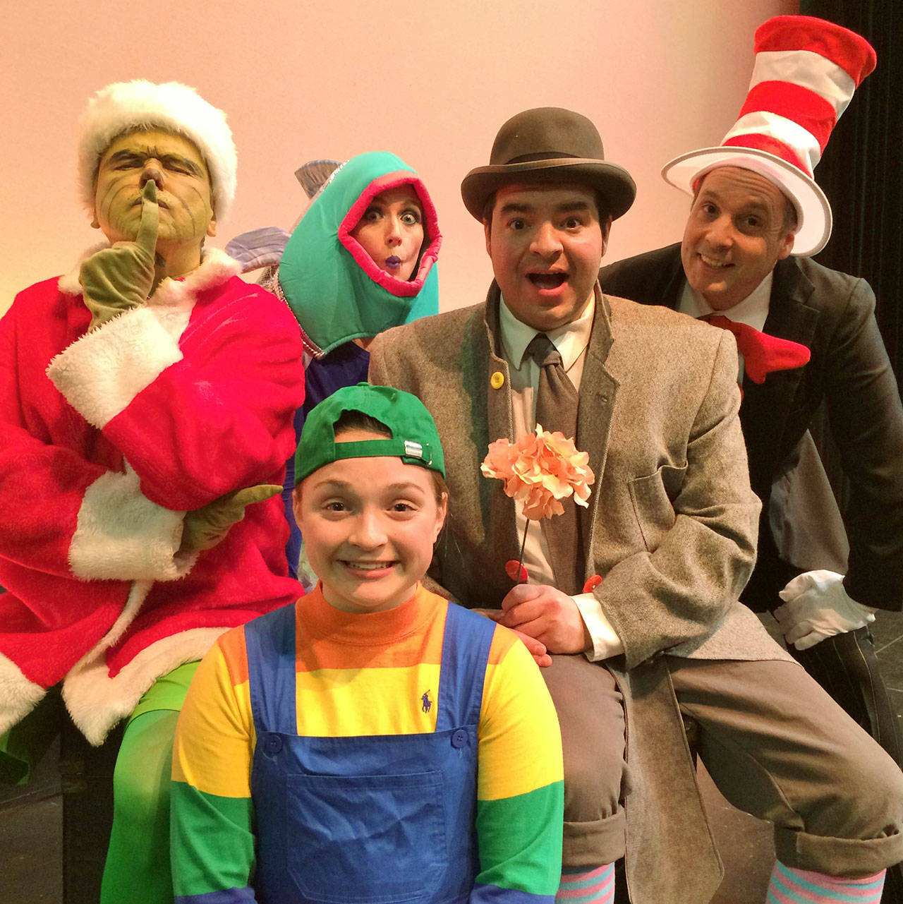 The cast for Heavier Than Air Family Theatre Co.&rsquo;s production of &ldquo;Seussical.&rdquo; COURTESY PHOTO