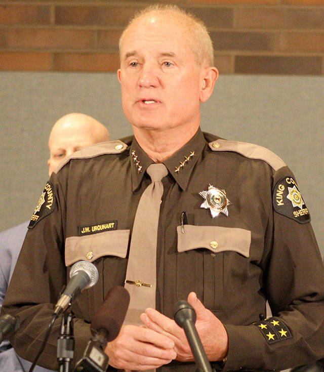 King County Sheriff John Urquhart.
