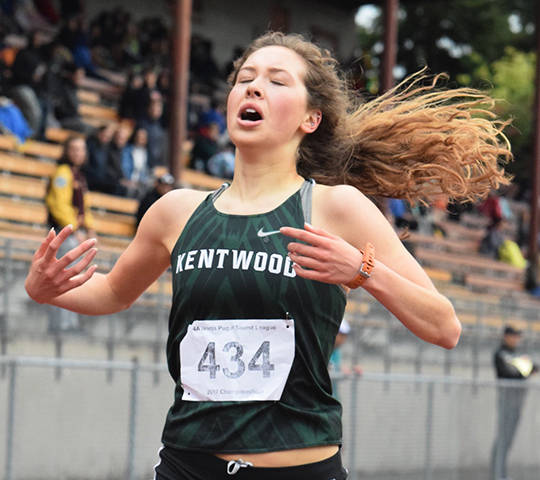 Kentwood’s Singh, Soleim dart to wins at NPSL track and field finals | PHOTOS