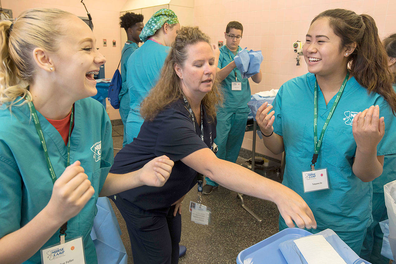 Local teens get hands-on experience at Nurse Camp