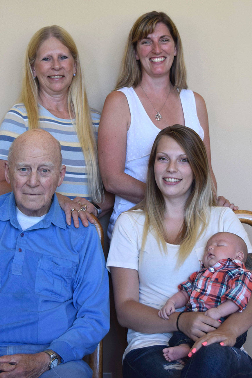 That’s five generations