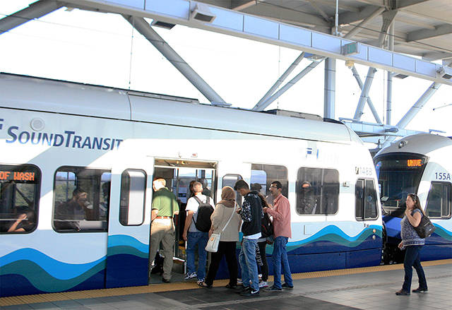 To encourage people to pair rideshare trips with mass transit, Uber has partnered with Sound Transit and the cities of Tukwila and Seatac to offer discounts on rides to and from light rail stations, including Tukwila SeaTac Airport and Angle Lake. DENNIS BOX, Reporter