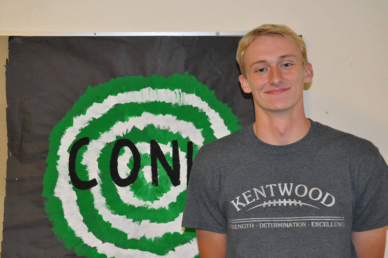 Kentwood quarterback Justin Seiber has thrown for 1,302 yards and 16 touchdowns in four games this season. HEIDI SANDERS, Kent Reporter