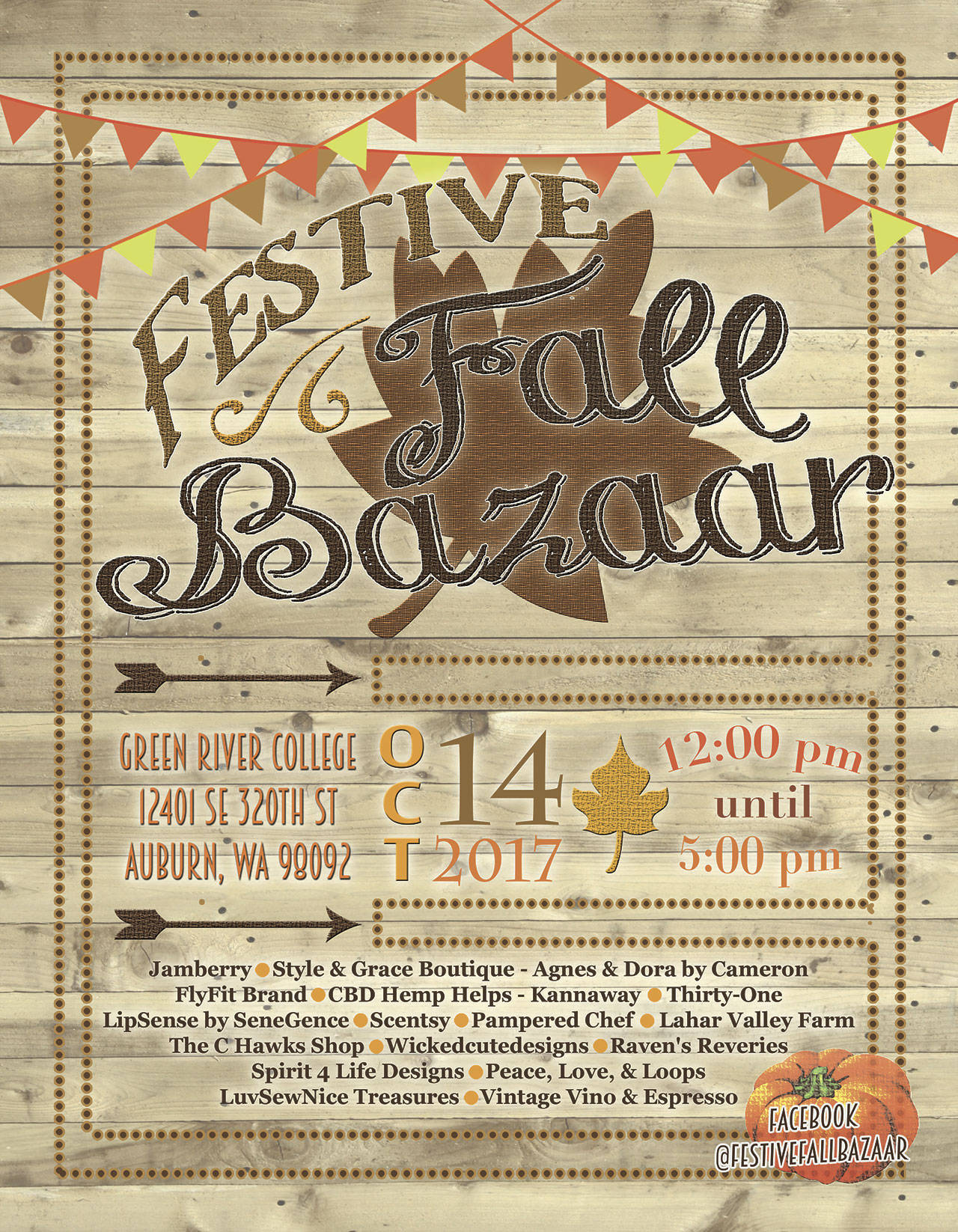 Green River College hosts Festive Fall Bazaar on Oct. 14
