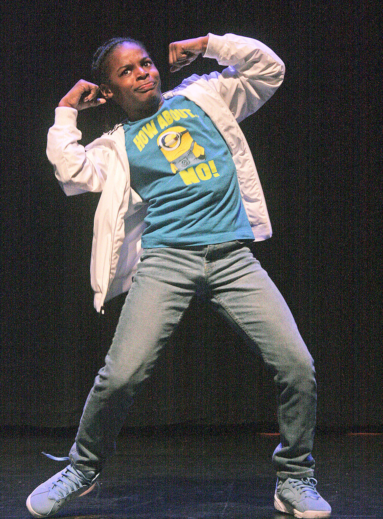Dre’moni Watts, a 12-year-old sixth-grader at Panther Lake Elementary, took the youth cateogry competition with his quick-stepping dance. COURTESY PHOTO, Width Photography