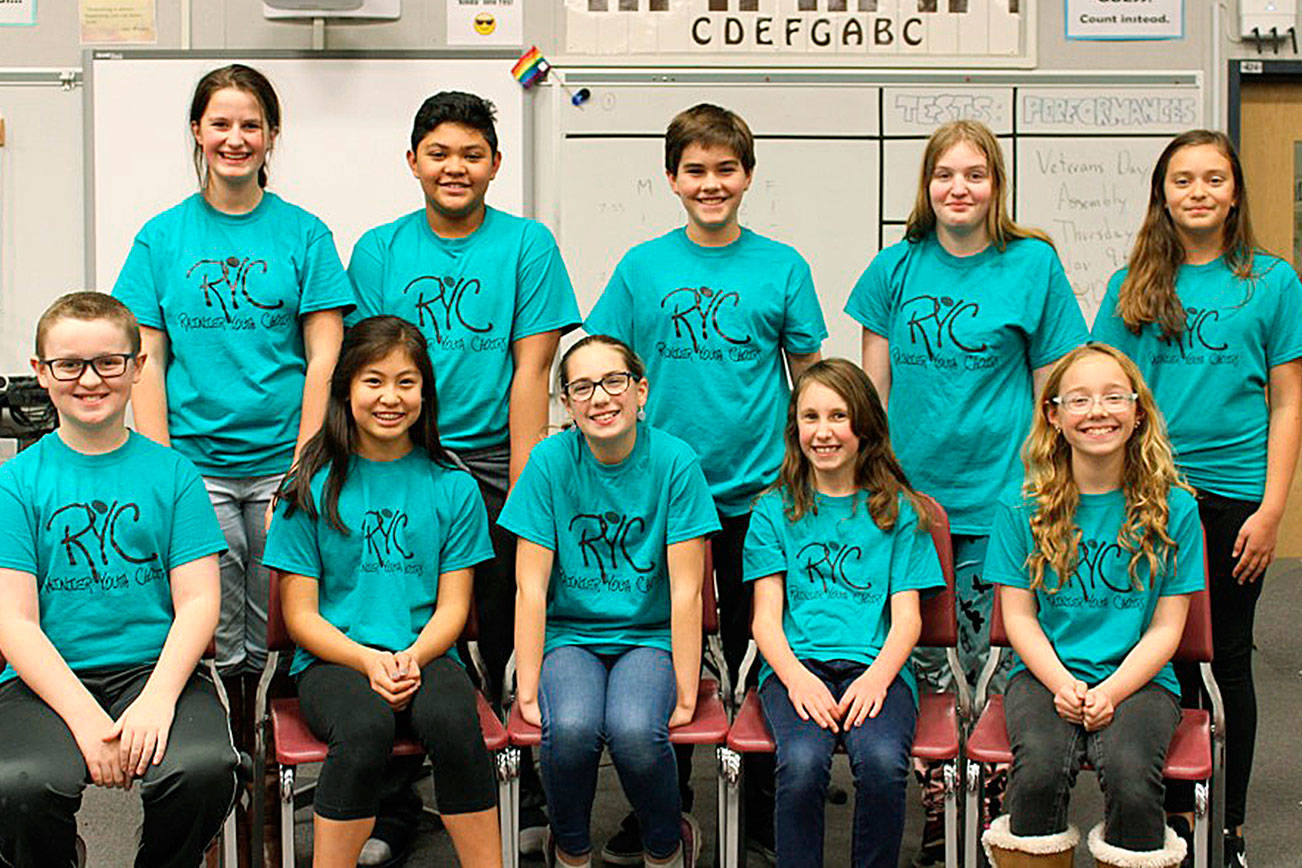 Dozen Rainier Youth Choirs members accepted into 2018 NW ACDA Honor Choir
