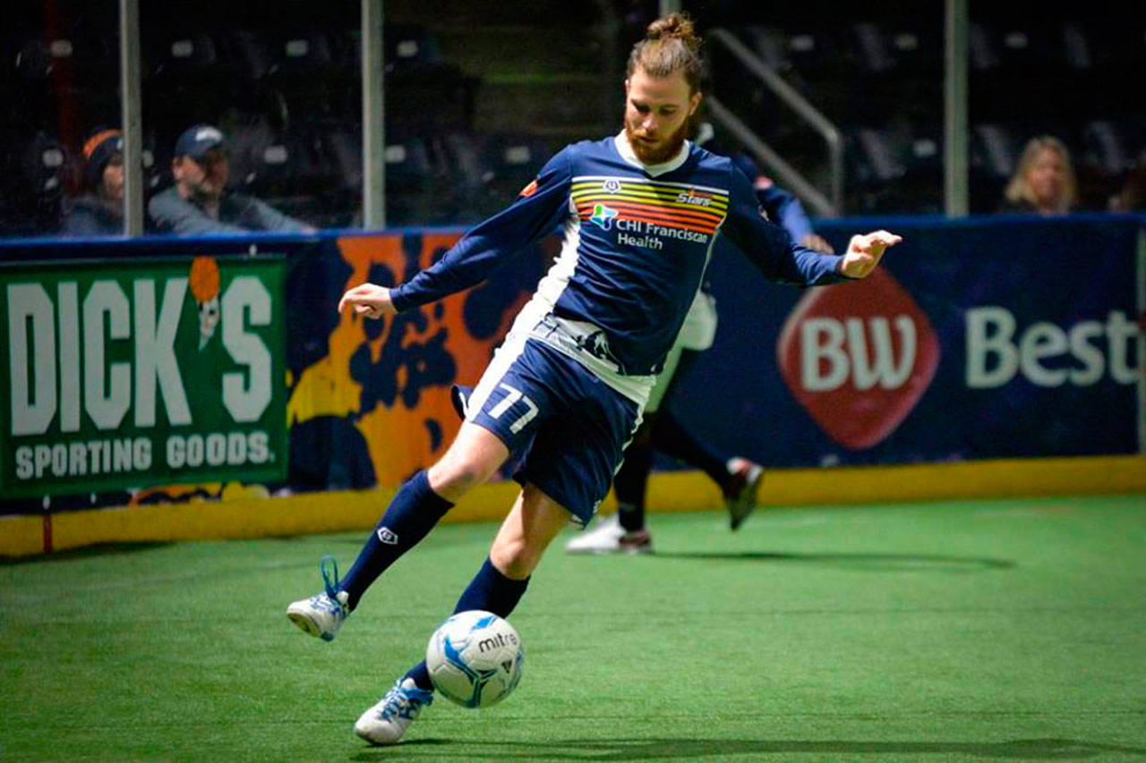 Alex Megson has produced four goals for the Stars so far this indoor soccer season. COURTESY PHOTO, Tacoma Stars
