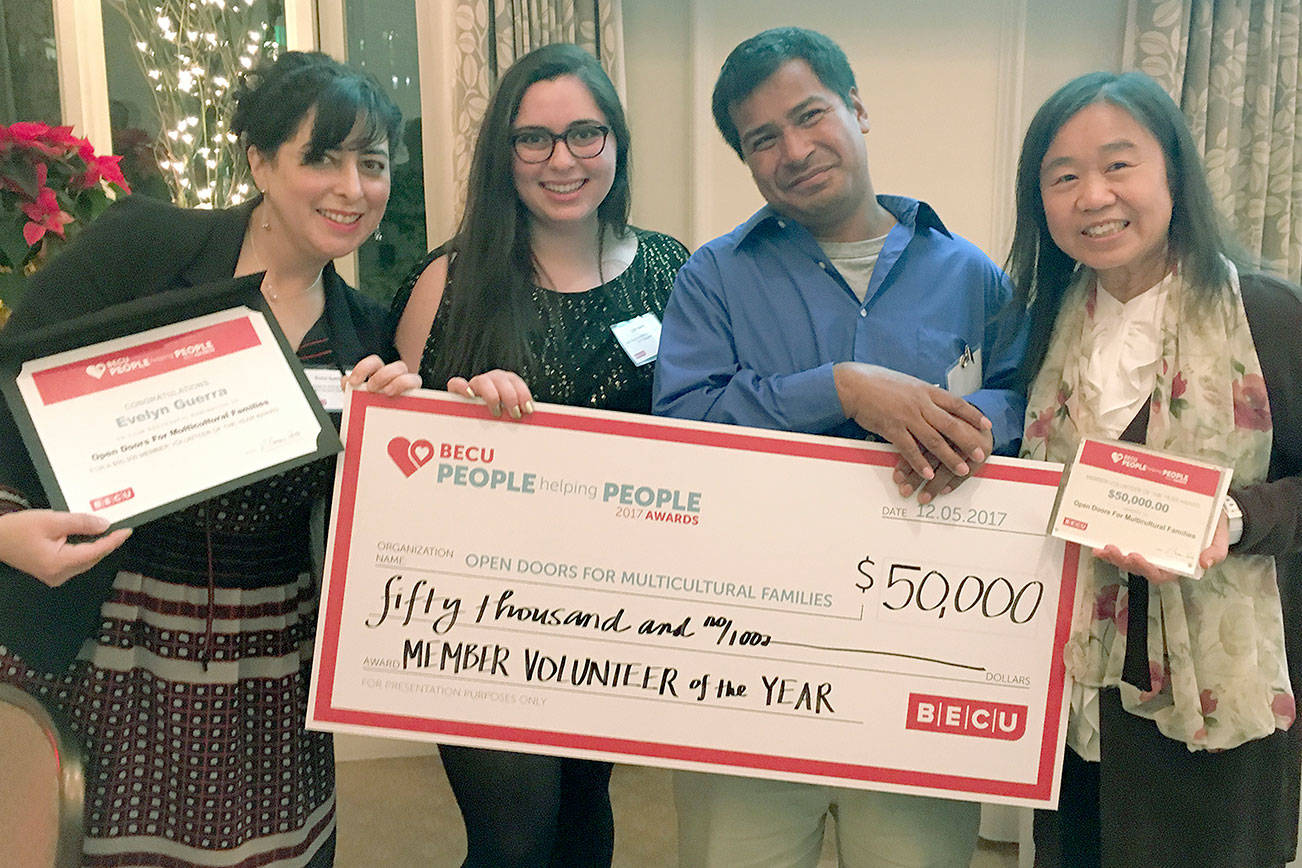 Kent-based Open Doors for Multicultural Families receives $50,000 through BECU’s People Helping People Awards